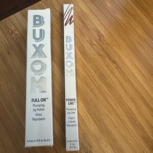 Buxom Plumping Lip Polish and Liner Set full size in Dolly Medium new